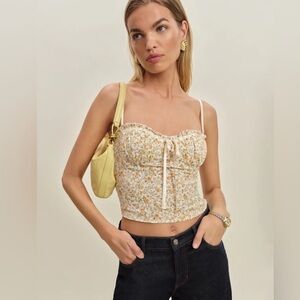 NWT Reformation Andrea Top In Lima Sz 6